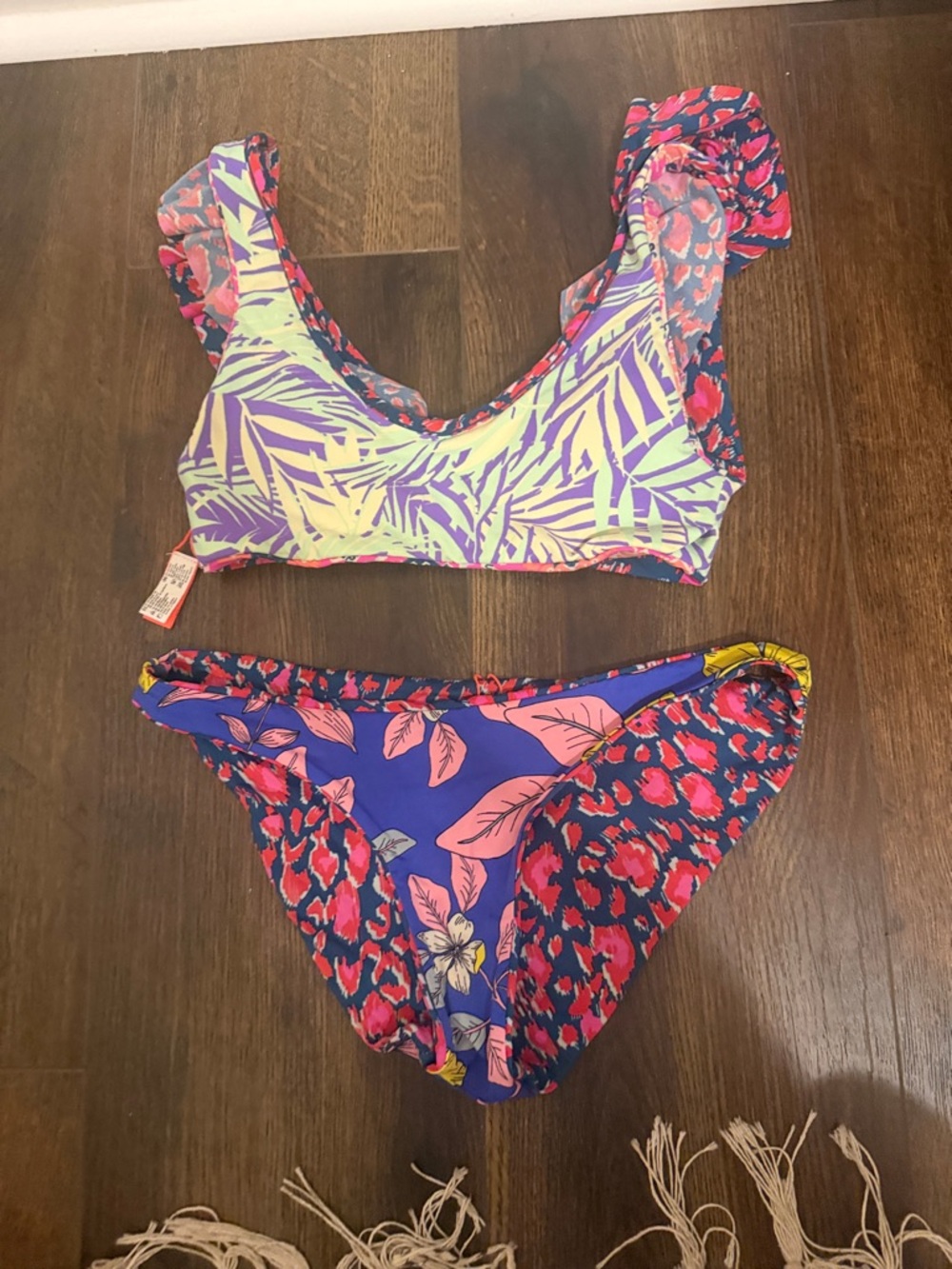 Maaji Ruffled Floral Bikini Set - Picture 3 of 5